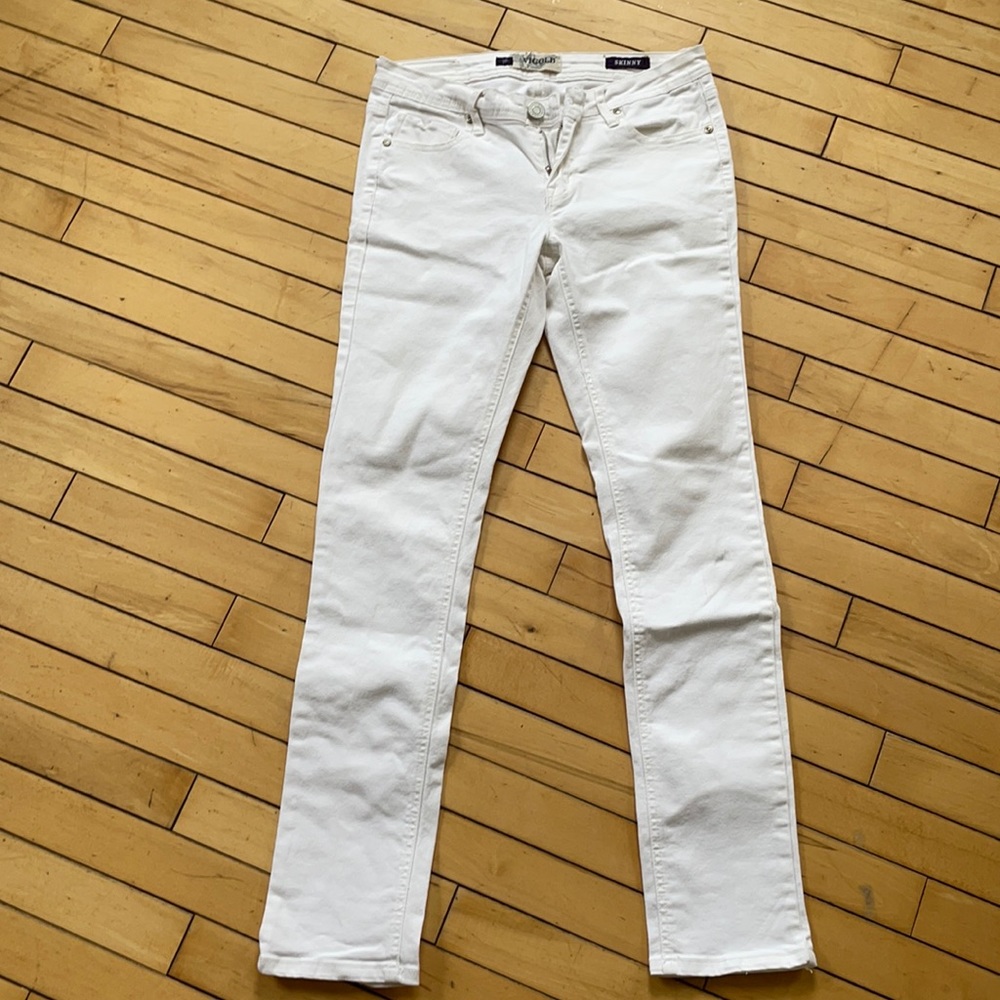 Vigils white skinny jeans